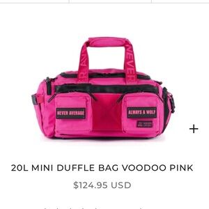 Hot Pink 20L Mini Duffle Wolfpak Bag